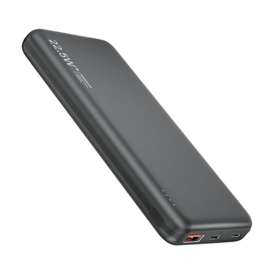 10000mAh Portable Charger USB-C QC3.0 PD20W Fast Charging Power Bank for iPhone 15/14/13 Galaxy S23/22 Pixel Rechargeable Battery Powered Smartphone